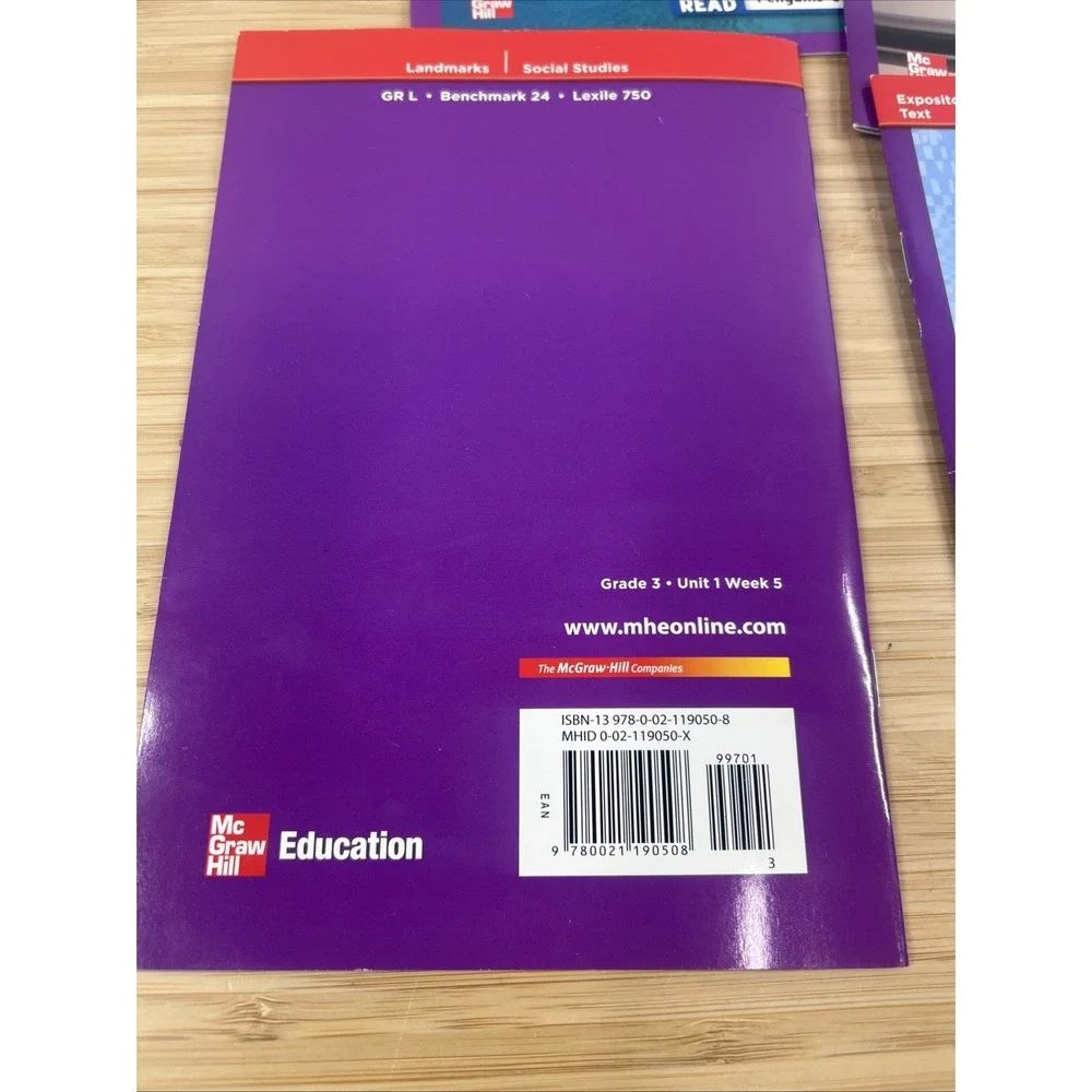 Set of 7 McGraw-Hill Read to‎ Achieve Paired Readers Grade 3 NEW